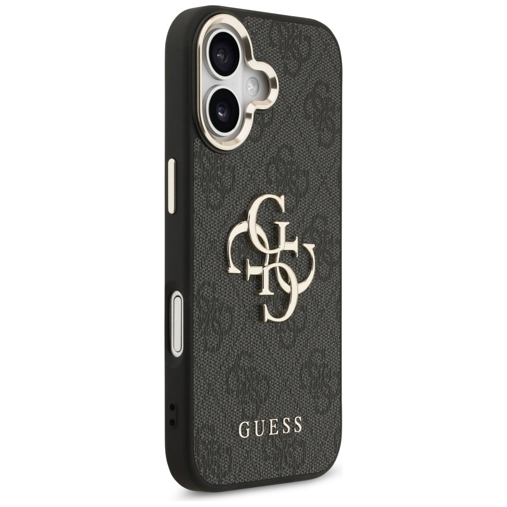 Guess 4G Big 4G Classic Logo Case til iPhone 17 - sort og guld