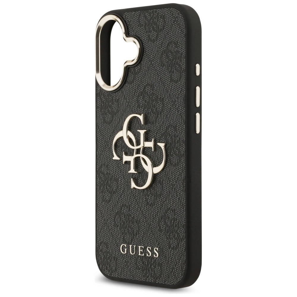 Guess 4G Big 4G Classic Logo Case til iPhone 17 - sort og guld