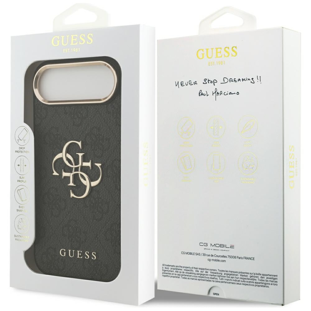 Guess 4G Big 4G Classic Logo Case til iPhone Air - sort og guld