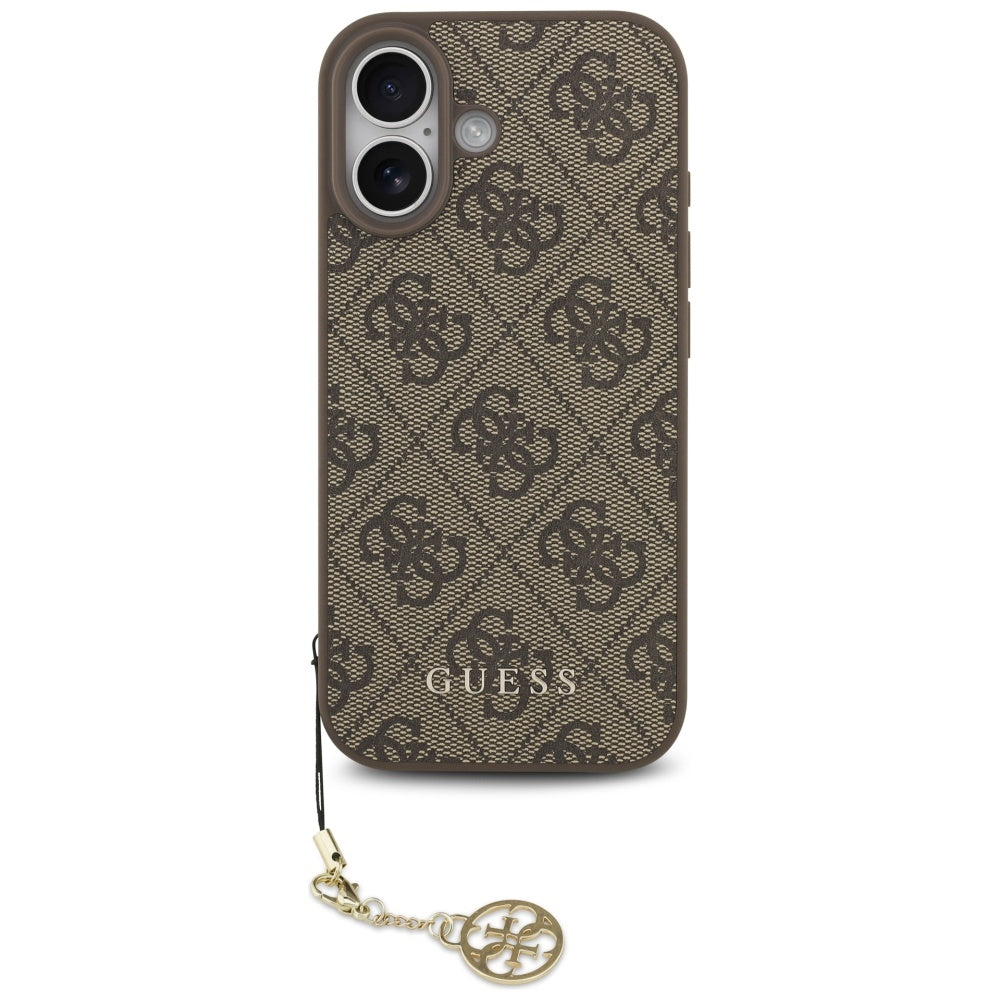 Guess 4G Charms Collection MagSafe-hylster til iPhone 17 - brun