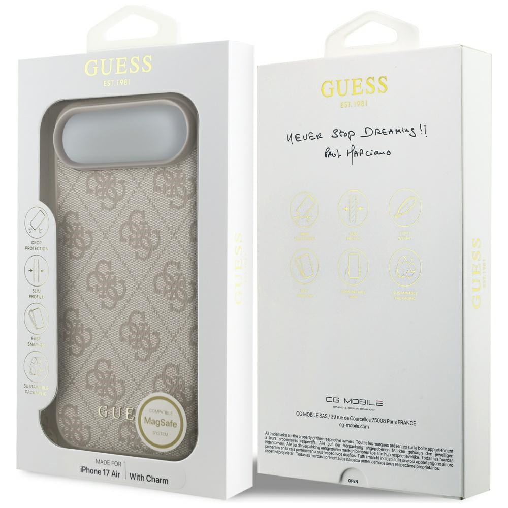 Guess 4G Charms Collection MagSafe Case til iPhone Air - Pink