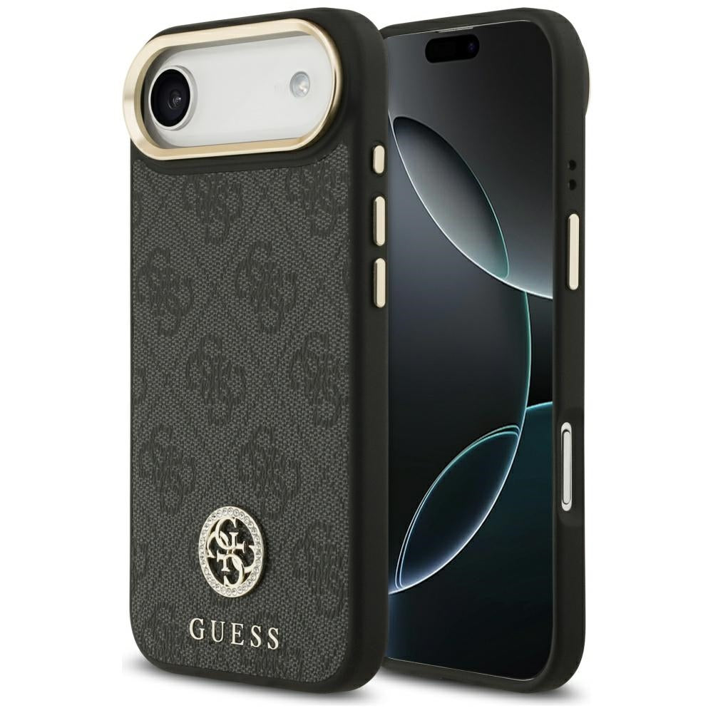 Guess 4G Strass Logo MagSafe fodtøj til iPhone Air - sort