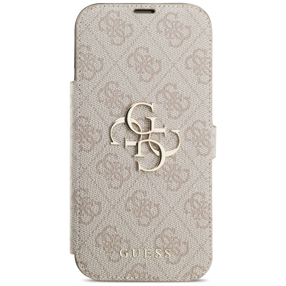 Guess Book 4G Metal Logo Case for iPhone 17 Pro Max - Pink