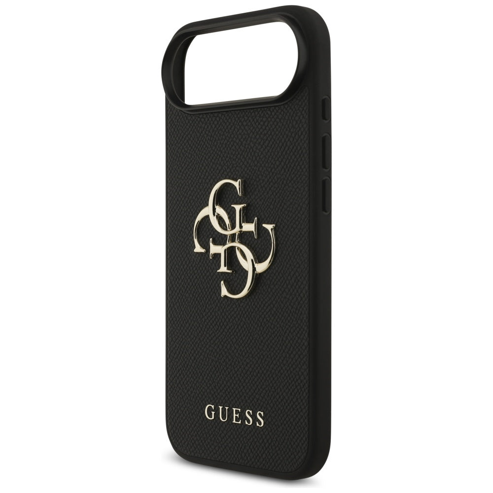 Guess Grained Big 4G & Classic Logo-kasse til iPhone Air - sort
