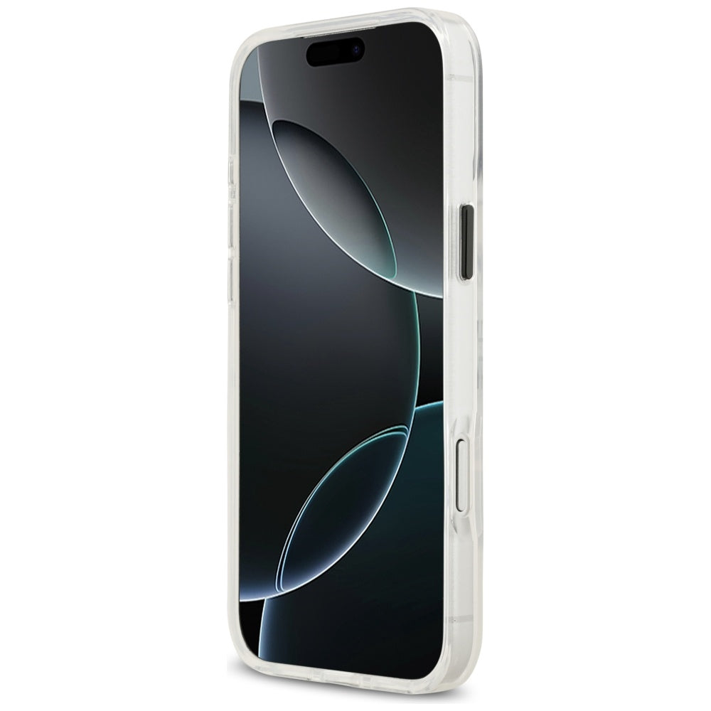 Karl Lagerfeld IML Choupette Sketch Logo MagSafe Case for iPhone 17 Pro Max - Clear