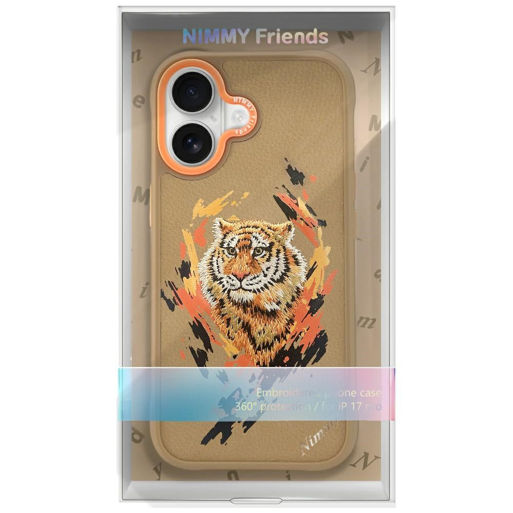 Nimmy Tiger MagSafe case for iPhone 17 - light brown