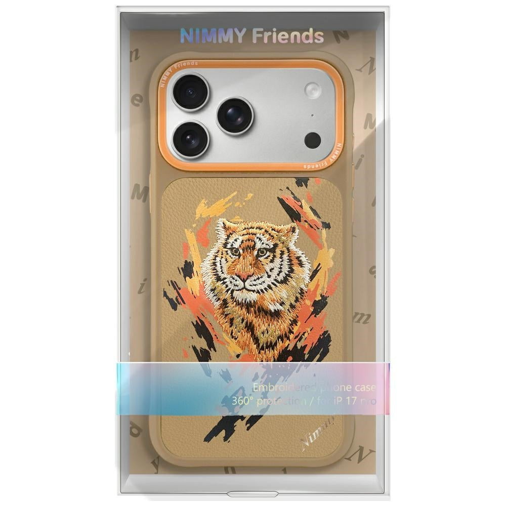Nimmy Tiger MagSafe case for iPhone 17 Pro - light brown