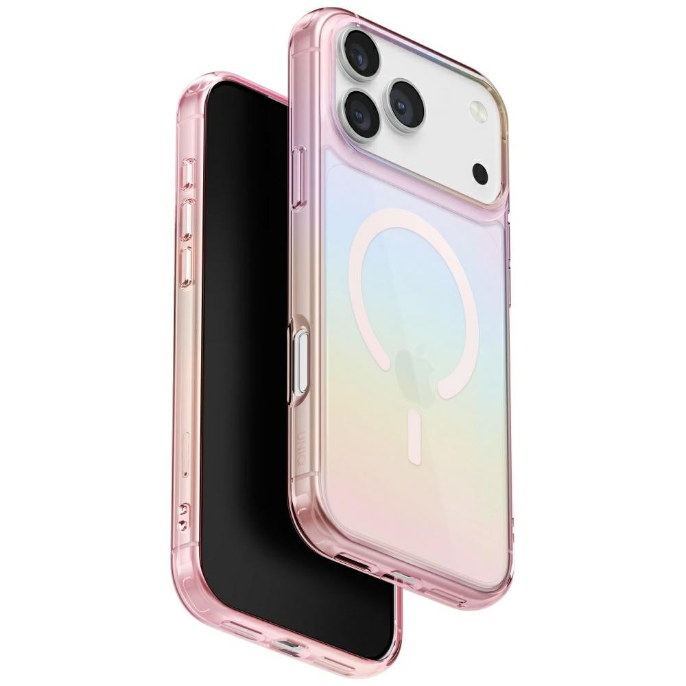 Uniq Iridescia Case til iPhone 17 Pro Max Magclick opladning - flerfarvet