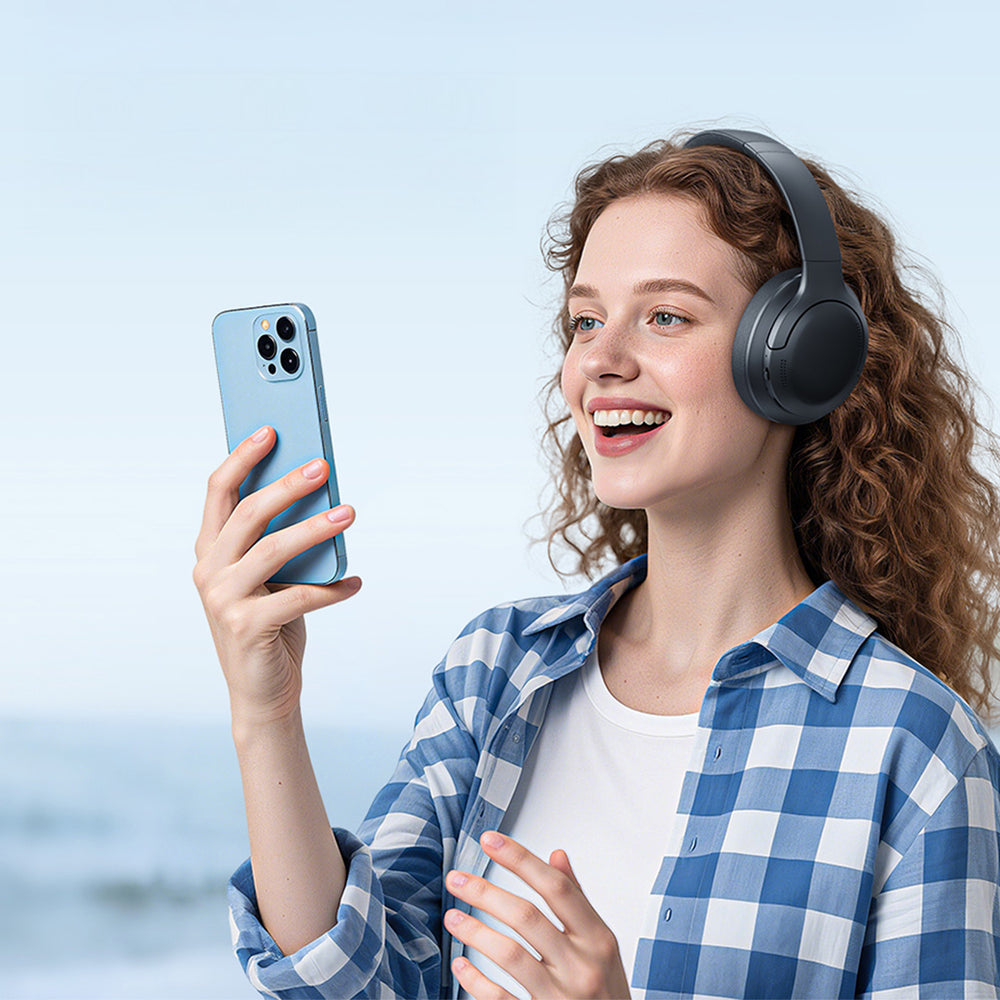 Baseus Bass BH1 Lite trådløs Bluetooth 6.0 hovedtelefoner - sort