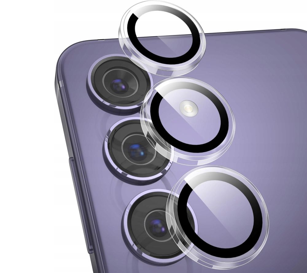 Tech-Protect Easy Set+ 3-pack tempered glass for Samsung Galaxy S25 FE - transparent