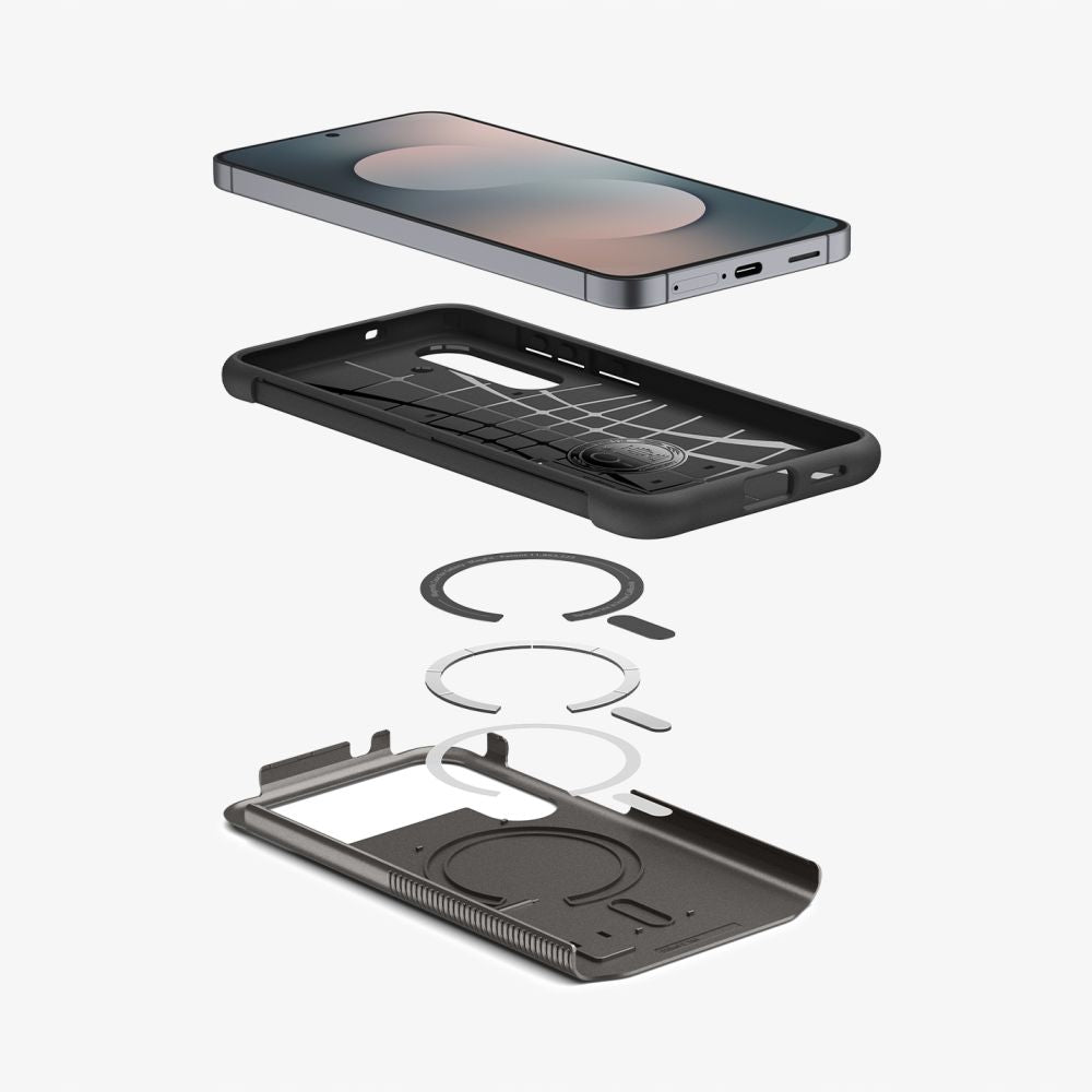 Spigen Slim Armor Mag MagSafe Case til Samsung Galaxy S25 FE - Grå