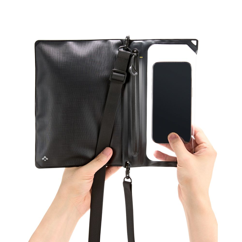 Spigen A640 vandtæt telefonpose - sort