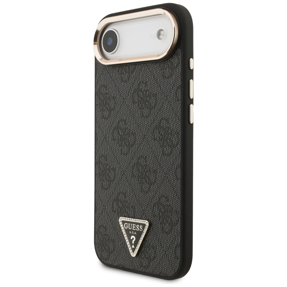 Guess 4G Triangle Logo MagSafe-hylster til iPhone Air - sort og guld