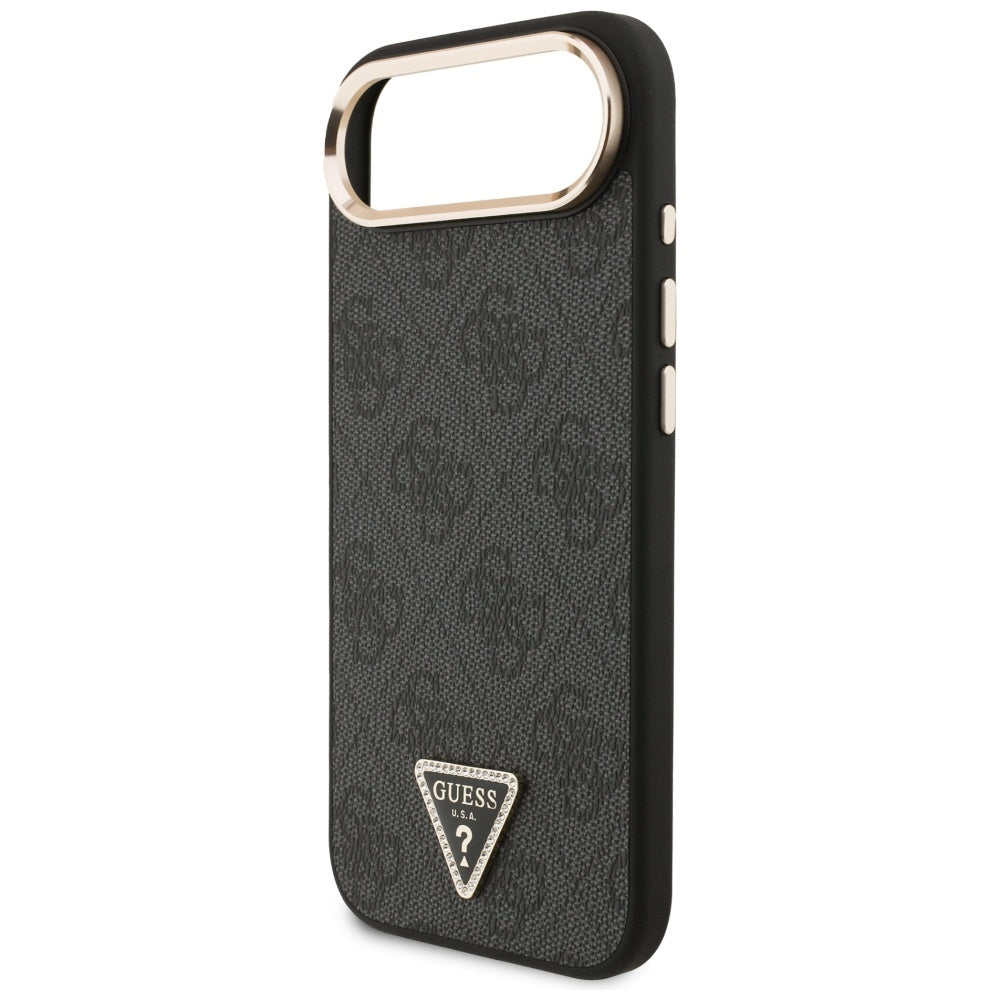 Guess 4G Triangle Logo MagSafe-hylster til iPhone Air - sort og guld