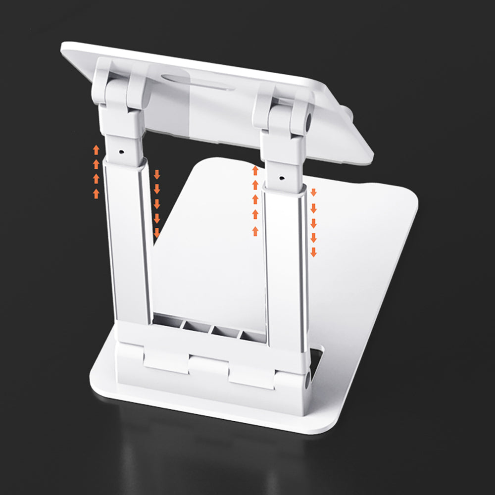 Wozinsky WPT-K28 Skrivbordstativ til telefon Tablet Smartphone Holder Foldbar - Hvid