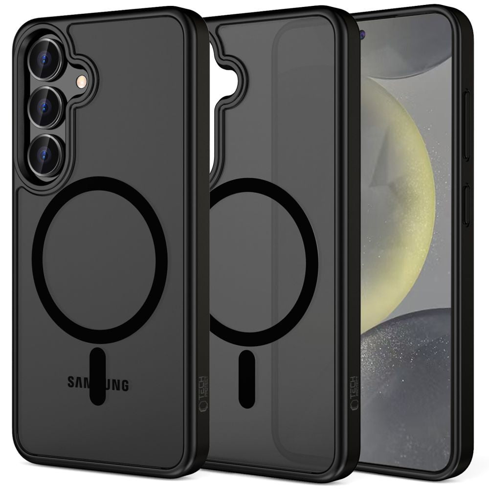 Tech-Protect MagMat MagSafena Samsung Galaxy S25 FE Case - Matte Black