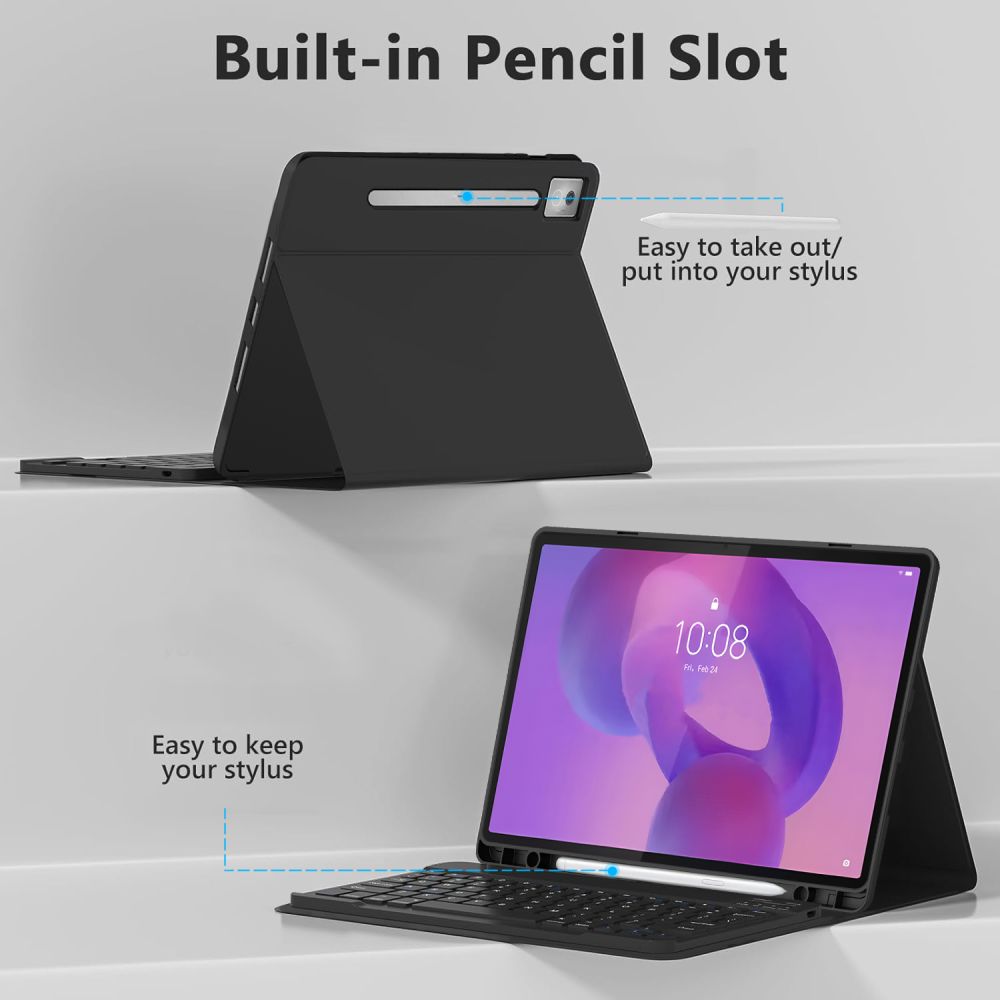 Tech-Protect SC Pen Case til Lenovo Idea Tab Pro / Pro Mt 12.7 TB-373 - sort