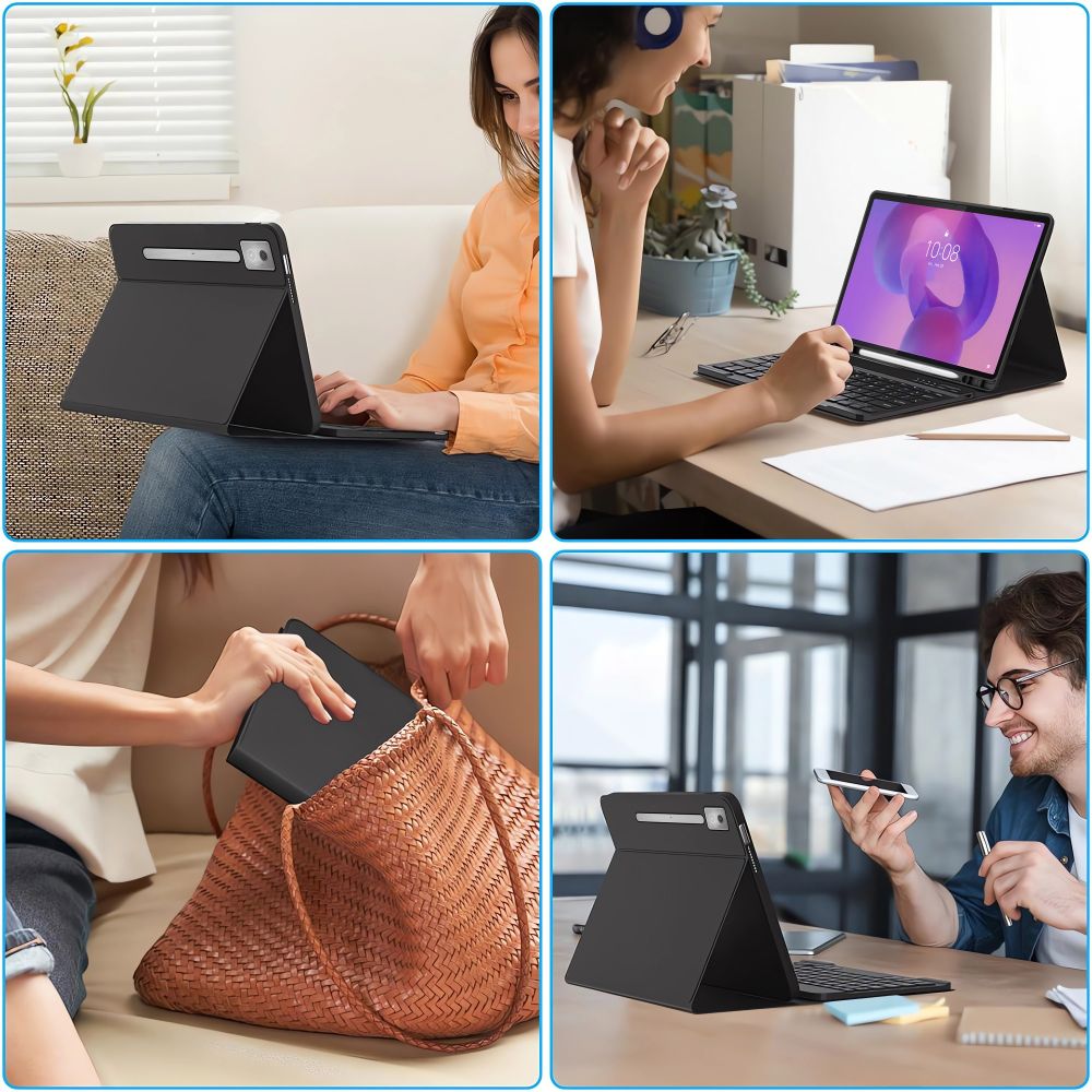 Tech-Protect SC Pen Case til Lenovo Idea Tab Pro / Pro Mt 12.7 TB-373 - sort