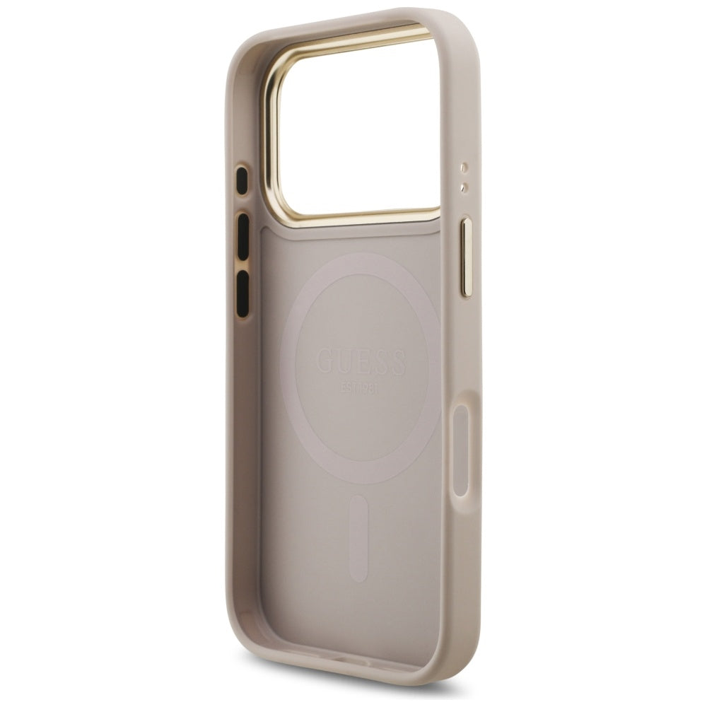 Guess 4G Stripe MagSafe Case til iPhone 17 Pro - Pink