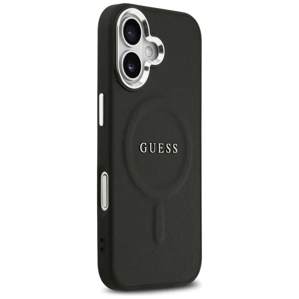Guess Classic Logo MagSafe Case til iPhone 17 - sort