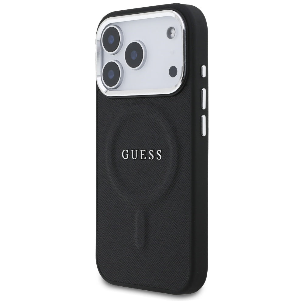 Guess Classic Logo MagSafe Case til iPhone 17 Pro - sort