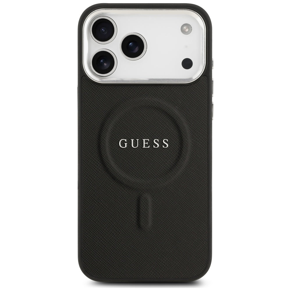 Guess Classic Logo MagSafe Case til iPhone 17 Pro Max - sort