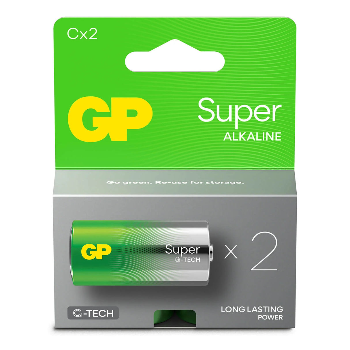 Batteri C LR14 Super Alkaline 2-Pak
