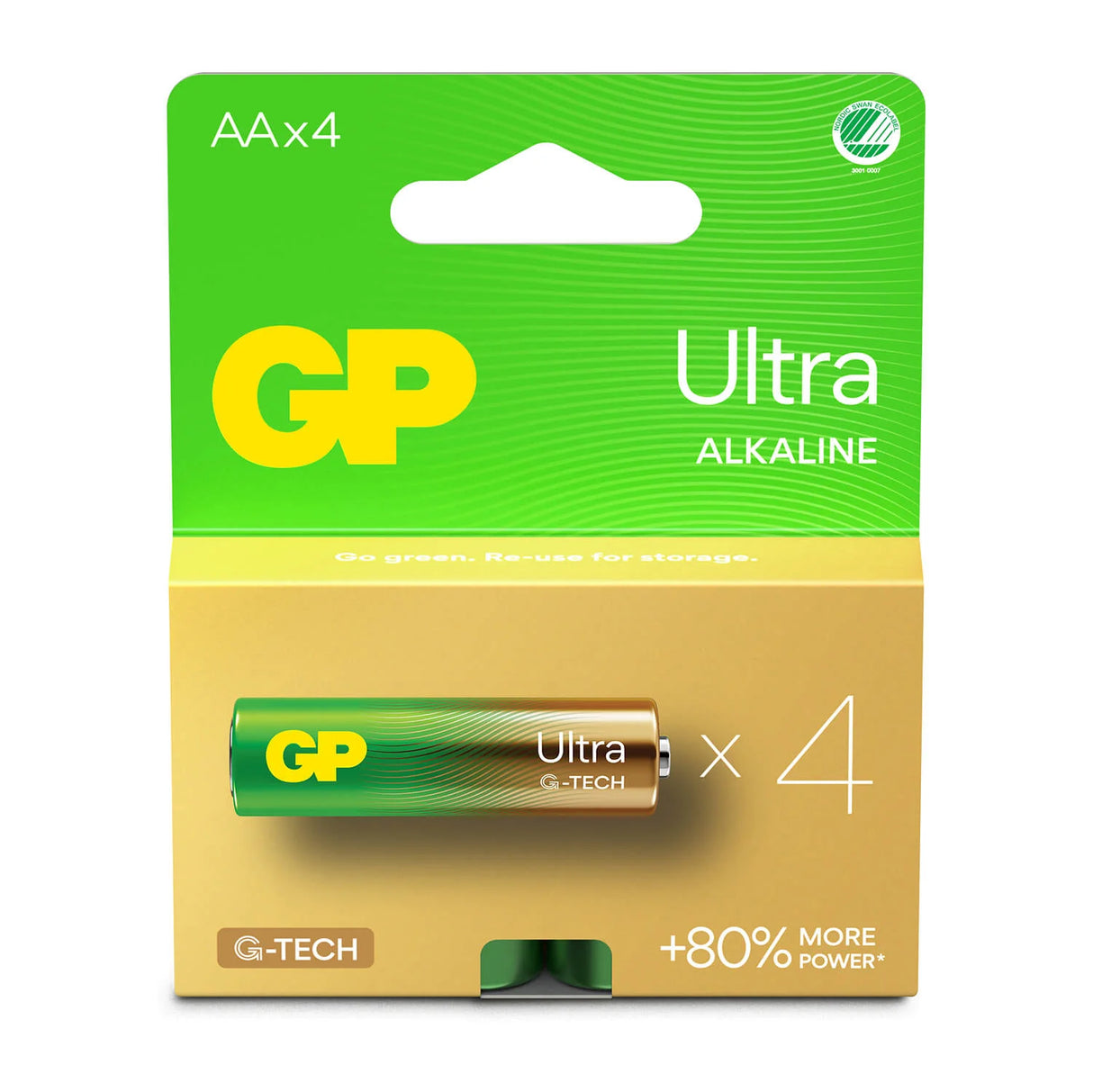 Batteri AA LR6 Ultra Alkaline 4-Pak