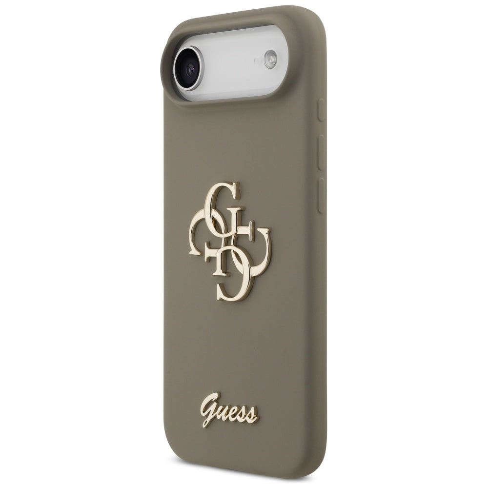 Guess Silicone Big 4G Script Case til iPhone Air - Brown