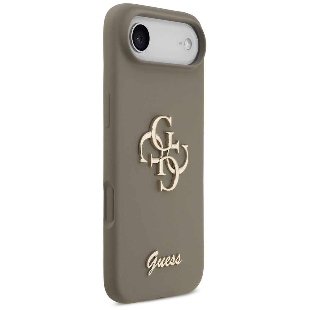 Guess Silicone Big 4G Script Case til iPhone Air - Brown