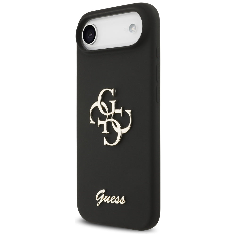 Guess Silicone Big 4G Script Case til iPhone Air - sort