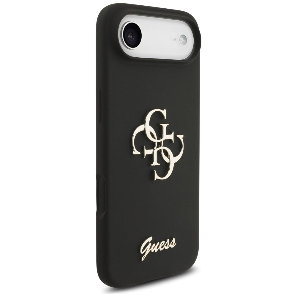 Guess Silicone Big 4G Script Case til iPhone Air - sort