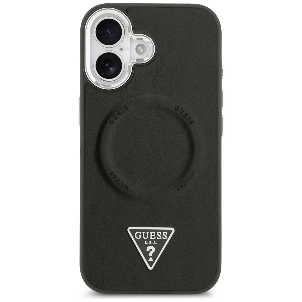 Guess Triangle Logo MagSafe case for iPhone 17 - black