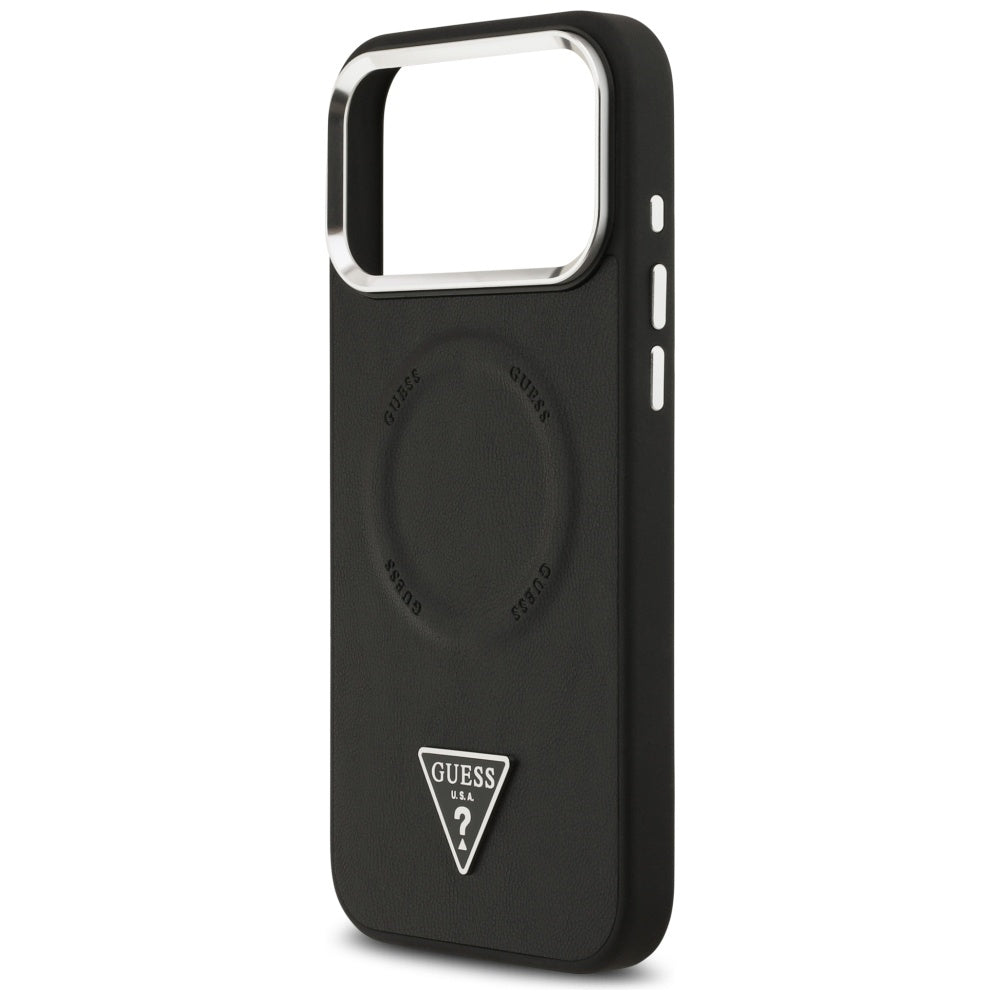 Guess Triangle Logo MagSafe Case for iPhone 17 Pro Max - Black