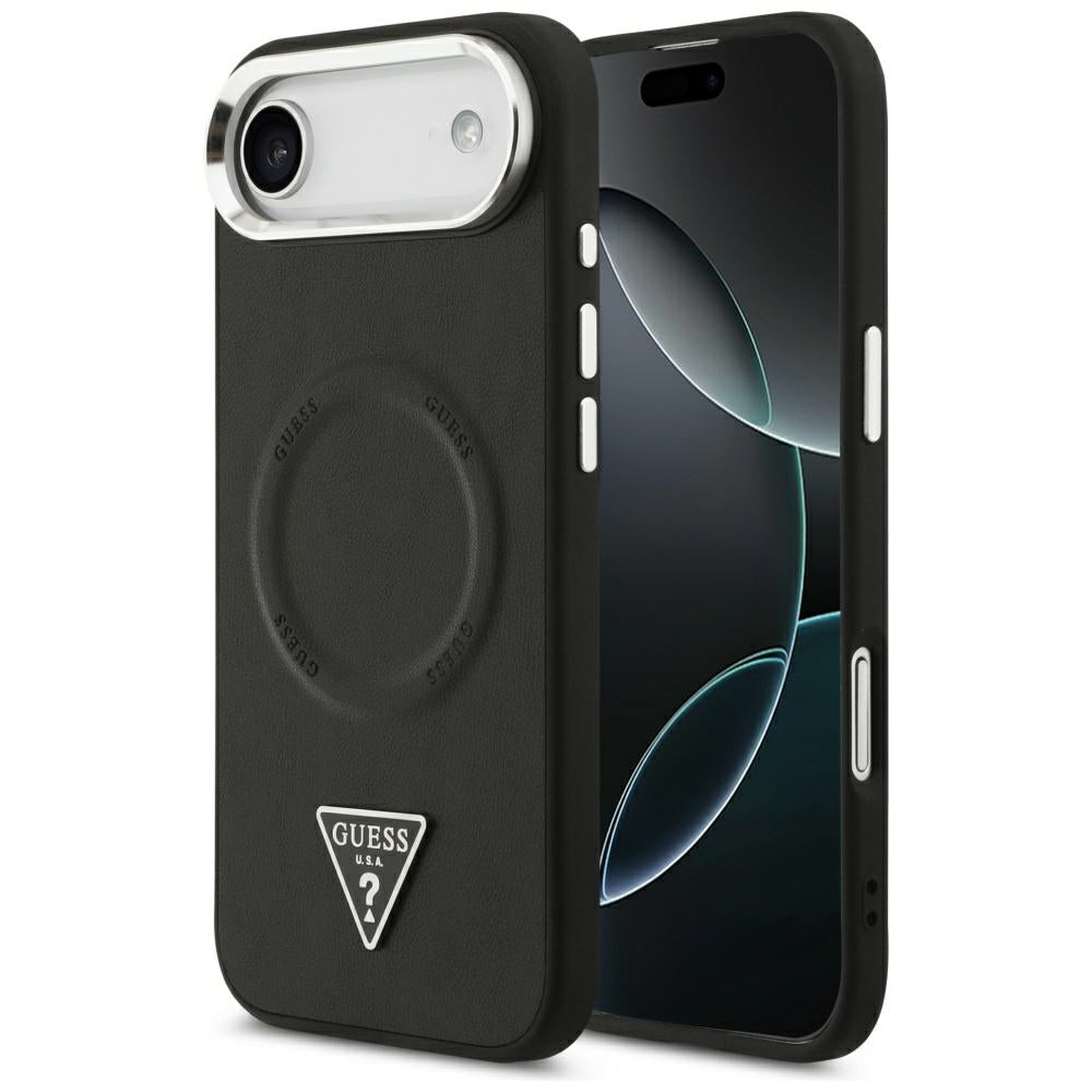Guess Triangle Logo MagSafe Case for iPhone Air - Black