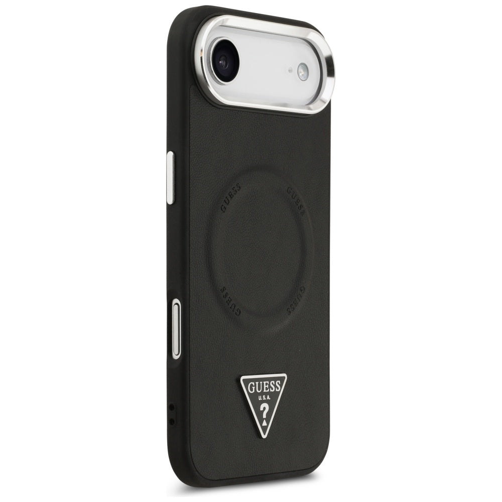 Guess Triangle Logo MagSafe Case for iPhone Air - Black