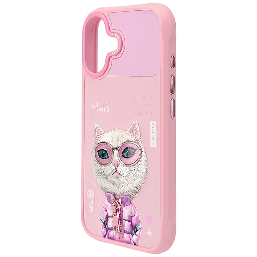Nimmy Cool&Cute 2.0 Cat Case for iPhone 17 - Pink