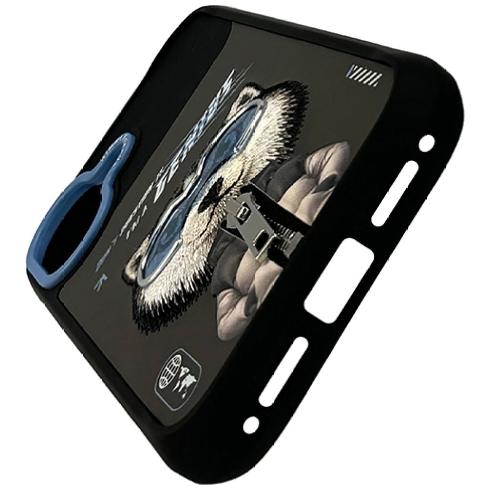 Nimmy Cool&Cute 2.0 Wolf Case for iPhone 17 - Black