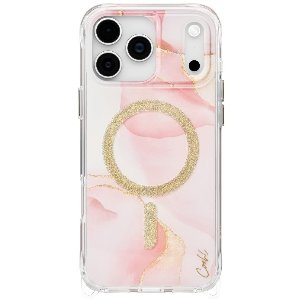 Uniq Coehl Aeris Case til iPhone 17 Pro Max Magnetisk opladning - Pink