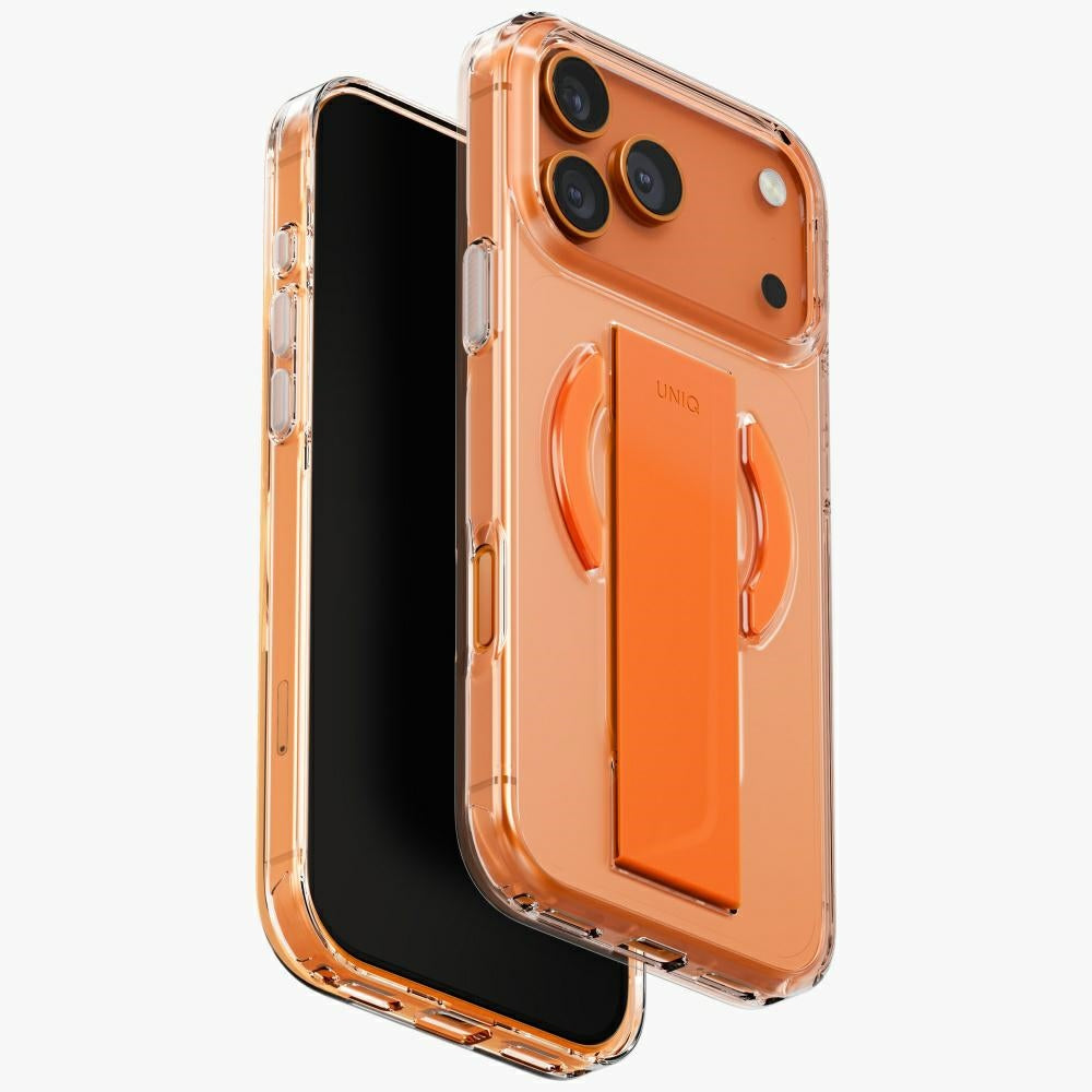 Uniq Heldro Air Case til iPhone 17 Pro Max Magclick opladning - Orange
