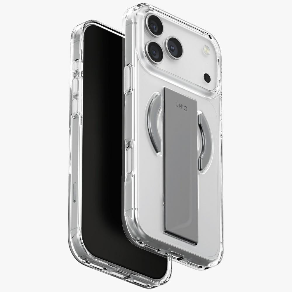 Uniq Heldro Air Case til iPhone 17 Pro Max Magclick opladning - gennemsigtig