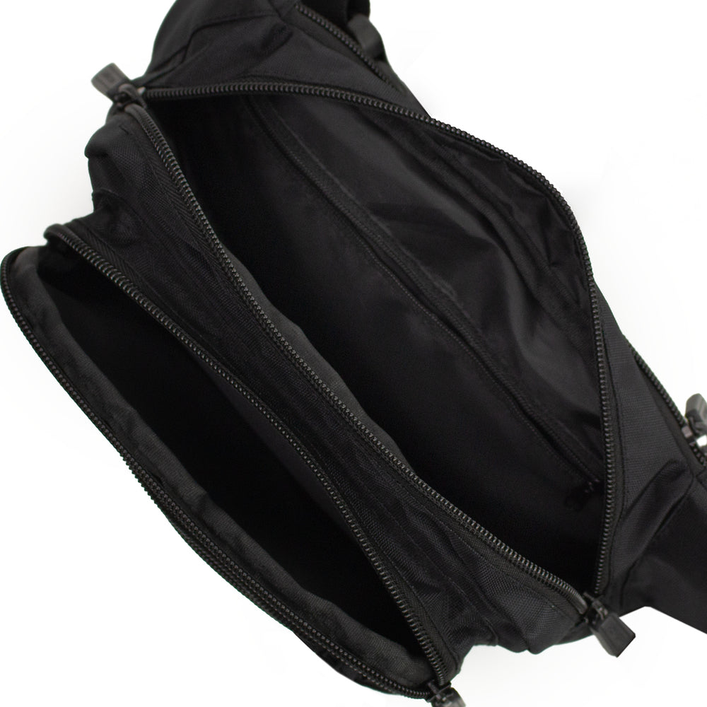 Wozinsky WSB-W1 unisex skuldertaske med justerbar rem, vandtæt - sort