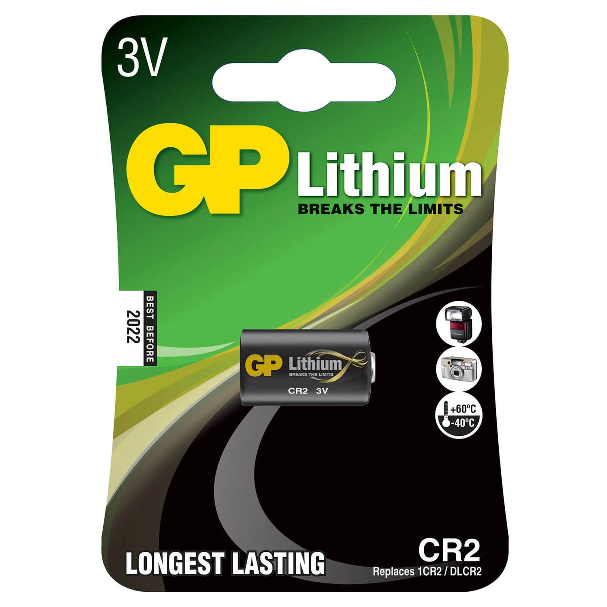 Batteri CR2 Lithium Pro 1-Pak