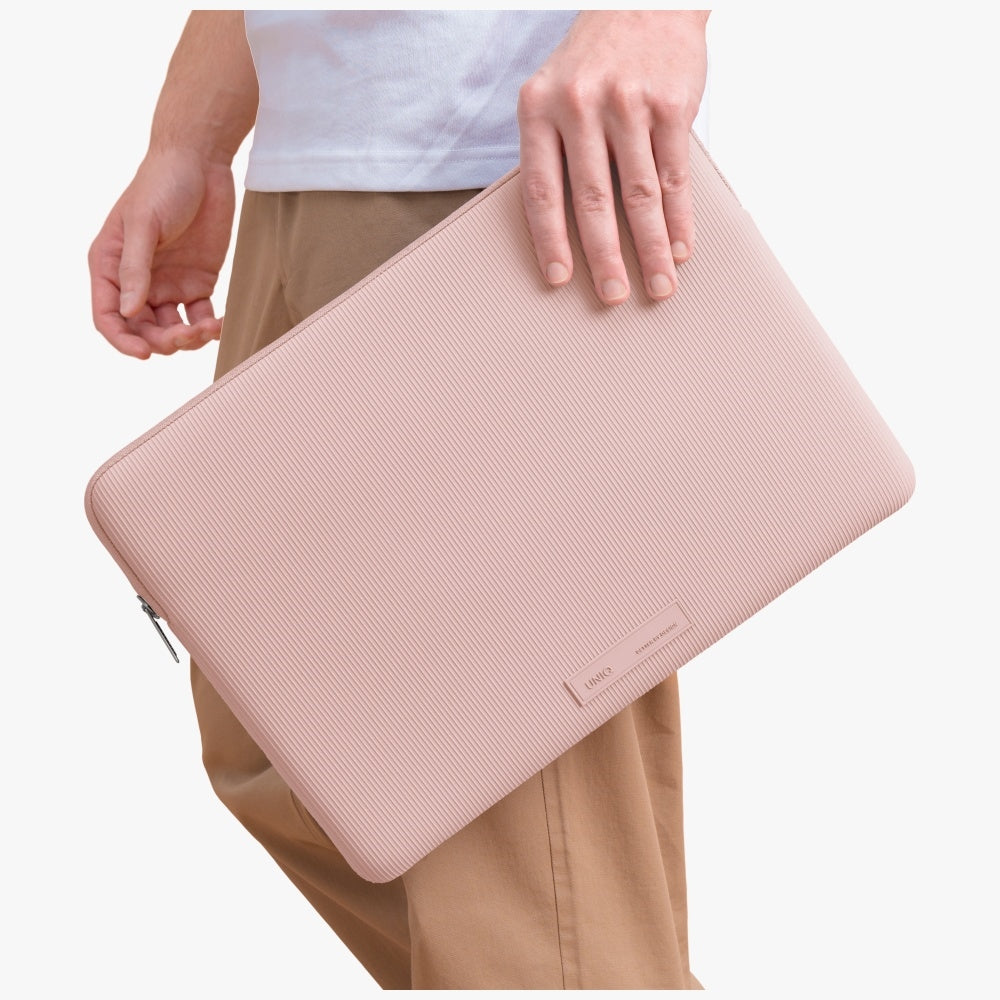 Uniq Cyprus Ridge Edition Laptop Sleeve til 14" bærbare computere, vandtæt neopren, pink
