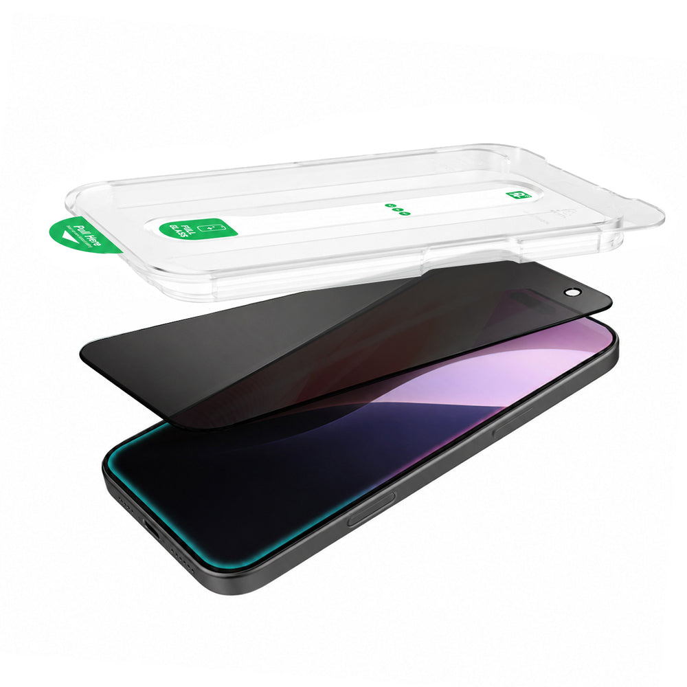 AmazingThing Titan Vision 7 hærdet glas til iPhone 17 Pro Privatliv
