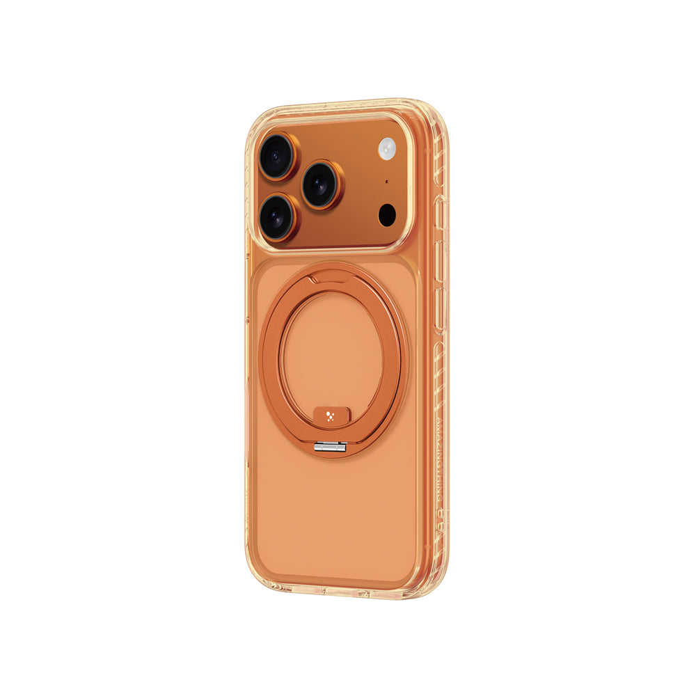 AmazingThing Titan Pro Spin case for iPhone 17 Pro compatible with MagSafe - orange