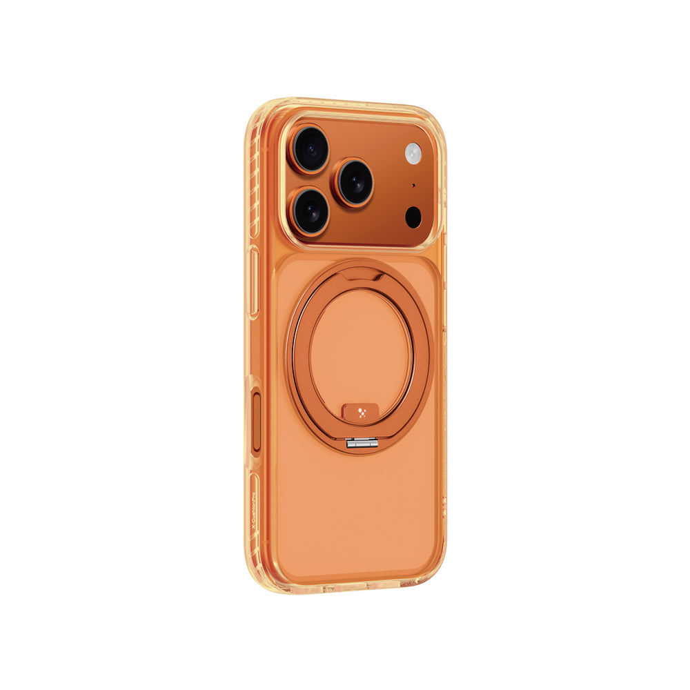 AmazingThing Titan Pro Spin case for iPhone 17 Pro compatible with MagSafe - orange