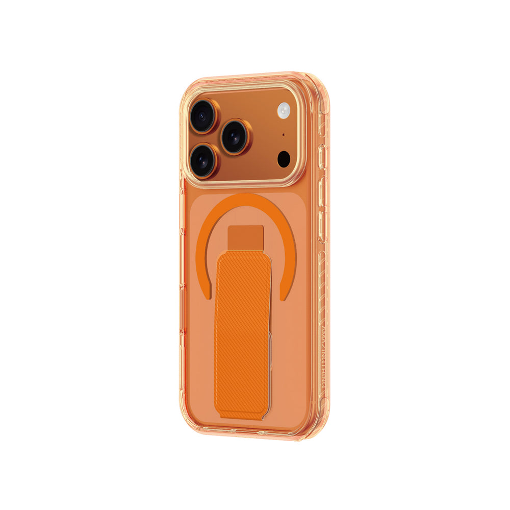 AmazingThing Titan Pro Holder Drop Proof Case 3 Lens iPhone 17 Pro Max Titan Orange