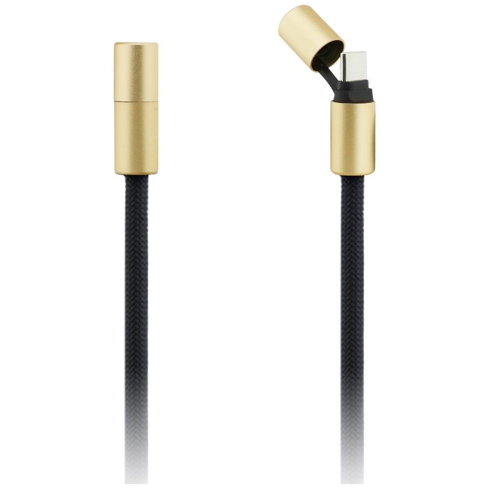 Guess CBDY 4G Charm USB-C / USB-C-kabel 150 cm - sort