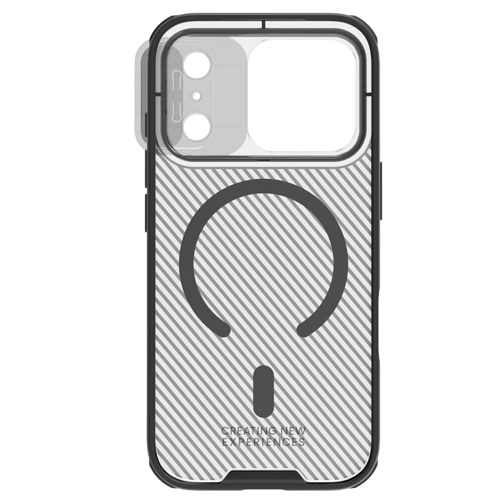 Nillkin CamShield Pro MagSafe Kompatibel Case til iPhone 17 Pro Max - Transparent sort